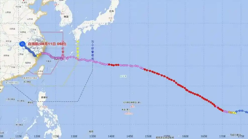 浙江发布白海豚评估报告：路径罕见热搜配图